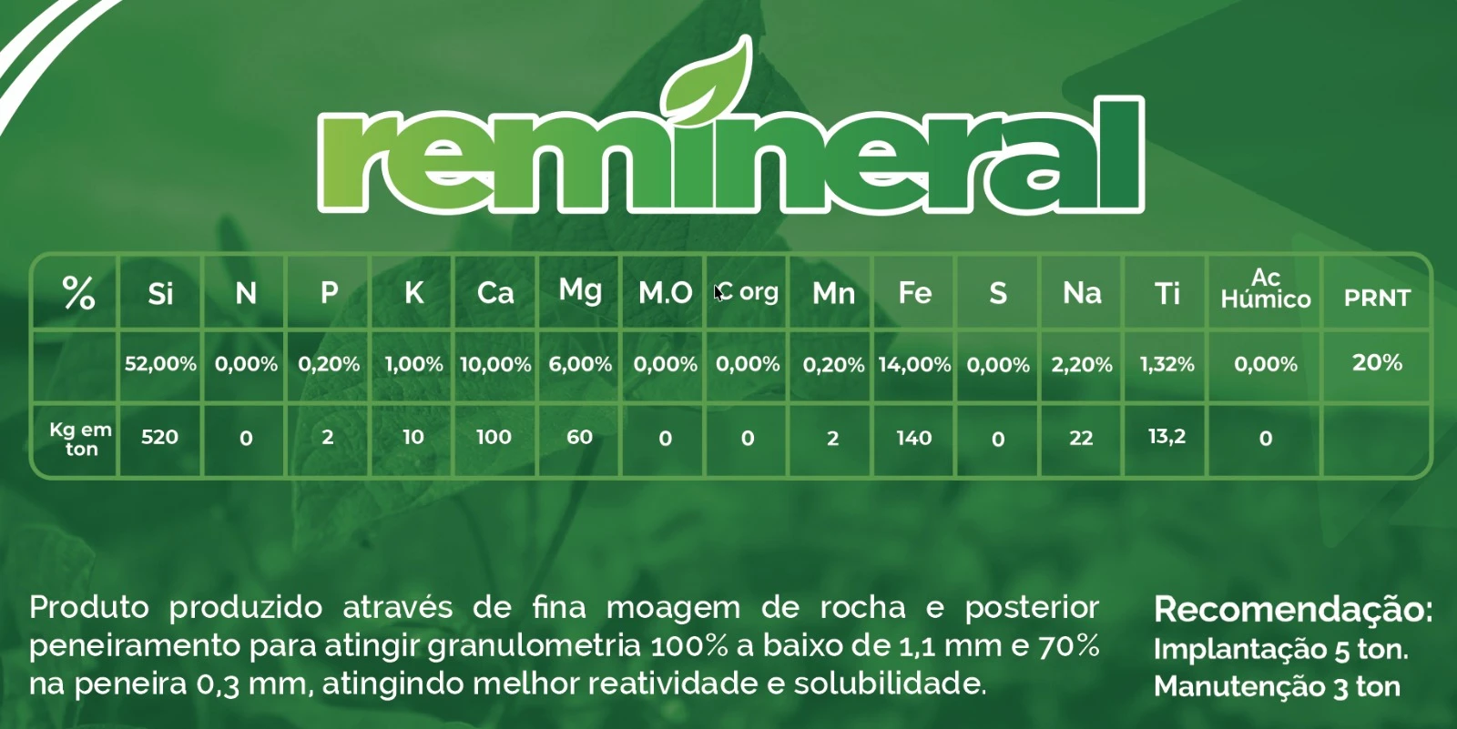 Bag Remineral