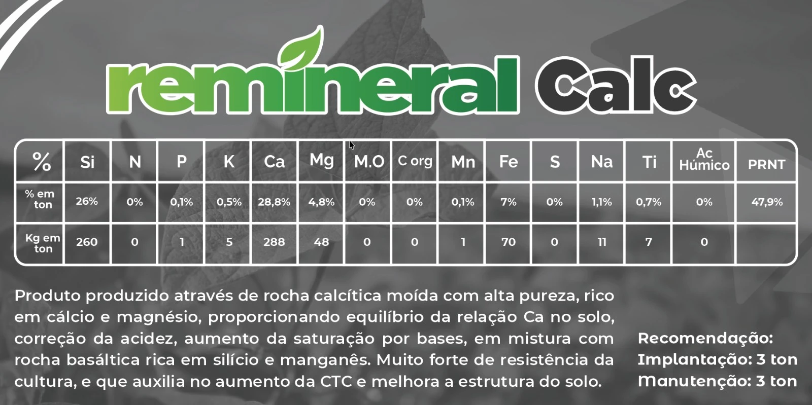 Bag Remineral
