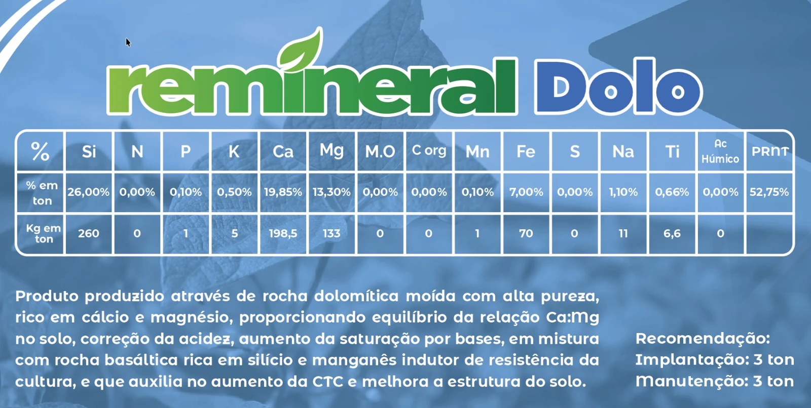 Bag Remineral